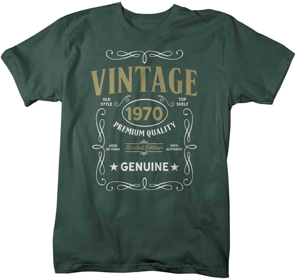 Men's Vintage 1970 50th Birthday T-Shirt Classic Fifty Shirt Gift Idea 50th Birthday Shirts Vintage Tee Vintage Shirt-Shirts By Sarah