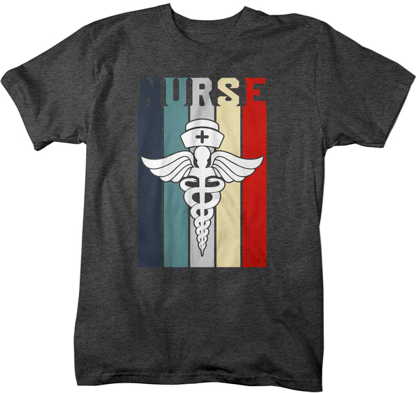 Men's Nurse Shirt Vintage Nurse T Shirt Nurses Gift Nursing ER Registered Licensed Practical RN LPN TShirt Man Unisex TShirt-Shirts By Sarah
