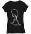 Women's V-Neck Frog Shirt Hipster Jumping Day T Shirt Amphibian Gift Jump May 13th Graphic Tee Ladies-Shirts By Sarah