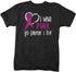 Shirts By Sarah Men's Pink Ribbon Shirt Wear For Someone I Love T-Shirt Awareness-Shirts By Sarah