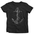 Kids Boating Shirt Vintage Anchor Nautical Boater Sailor Sailing T Shirt Captain Gift Pontoon Graphic Sea Water Tee Youth Boys Girls-Shirts By Sarah