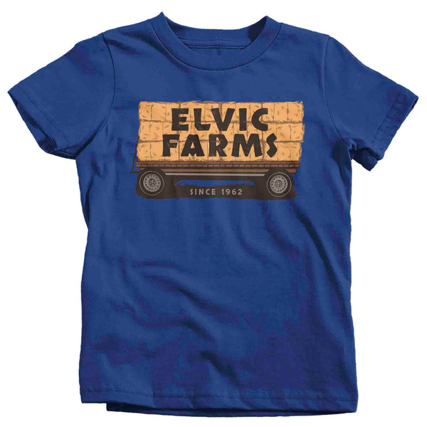 Kids Personalized Farm Shirt Custom Farming T Shirt Hay Barn Local Feed Farmer Gift For Him Silo Farmer Tee Graphic Unisex Youth-Shirts By Sarah