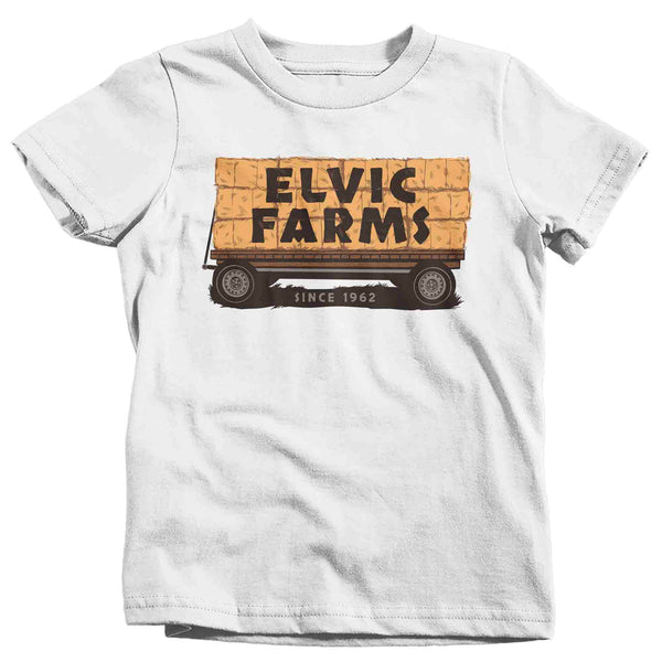 Kids Personalized Farm Shirt Custom Farming T Shirt Hay Barn Local Feed Farmer Gift For Him Silo Farmer Tee Graphic Unisex Youth-Shirts By Sarah