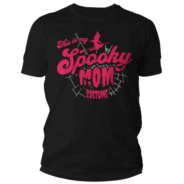 Men's Cute Halloween Shirt This Is My Spooky Mom Costume T Shirt Funny Creepy Idea Gift Trick Or Treat Tee Unisex For Her-Shirts By Sarah