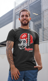 Men's Personalized Football T Shirt Custom Football Helmet Frame Shirts Football Dad Football Mom T Shirt Unisex Mans Gift Idea