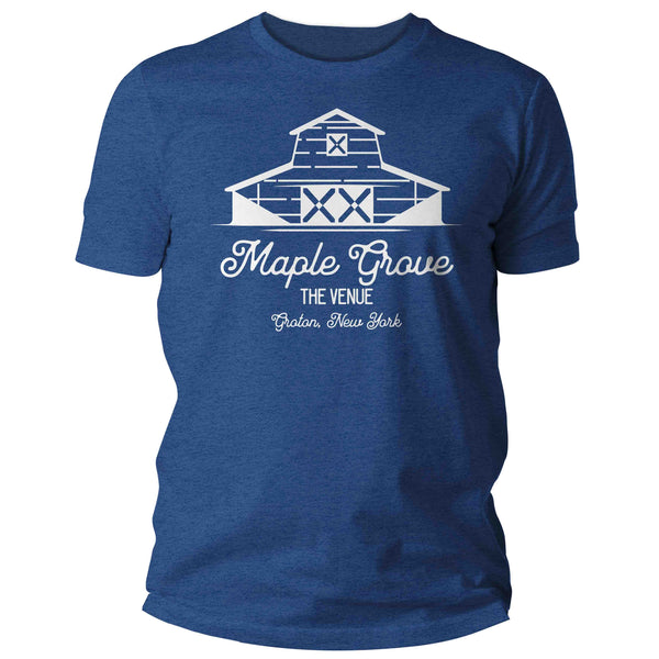 Men's Personalized Farm Shirt Custom Barn T Shirt Minimalist Logo Horse Stable Farming Wedding Venue TShirt Unisex Mans Gift Idea-Shirts By Sarah