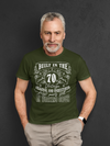 Men's Vintage 70's 1970's Birthday T-Shirt Fifty Shirt Gift Idea 50th 45th Decade Birthday Shirts Tee Original Shirt Man Unisex