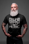 Men's Funny Drummer Shirt Drums Shirt Bacon Of Music Tshirt Drummer Band Gift Idea Percussion Unisex Saying Tee