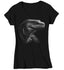 Women's V-Neck Kimono Dragon Shirt Lizard T Shirt Photorealistic Tee Reptile Illustration Dinosaur Graphic Shirt Gift Idea Ladies Woman-Shirts By Sarah