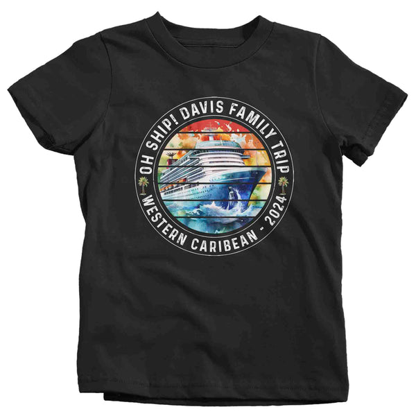 Kids Personalized Cruise Shirt Vacation Tee Custom Beach Trip TShirts Group T Shirts Matching Boat Yacht Unisex Youth Gift Idea-Shirts By Sarah