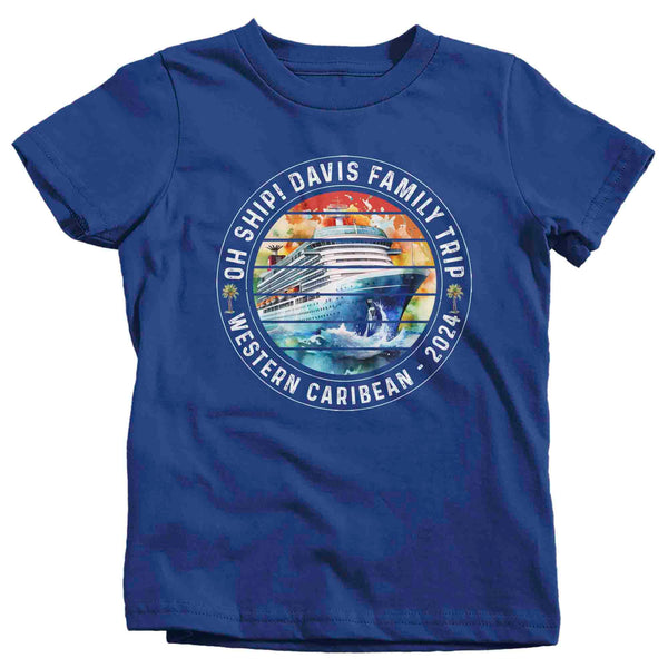 Kids Personalized Cruise Shirt Vacation Tee Custom Beach Trip TShirts Group T Shirts Matching Boat Yacht Unisex Youth Gift Idea-Shirts By Sarah
