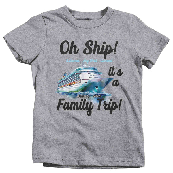 Kids Personalized Cruise Shirt Vacation Tee Custom Beach Trip TShirts Group T Shirts Matching Boat Yacht Unisex Youth Gift Idea-Shirts By Sarah