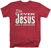 Shirts By Sarah Men's Funny Fishing T-Shirt Even Jesus Had A Fish Story