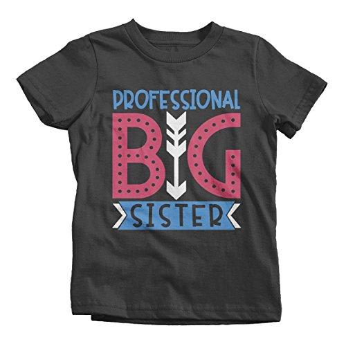 Girl's Professional Big Sister T-Shirt Cute Sibling Shirt-Shirts By Sarah
