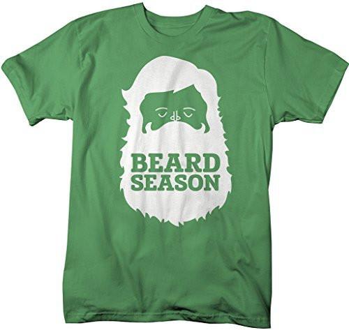 Shirts By Sarah Men's Hipster T-Shirt Beard Season Lumberjack Shirts-Shirts By Sarah