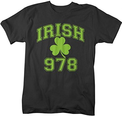 Shirts By Sarah Men's St. Patrick's Day Area Code T-Shirt Gloucester Irish 978-Shirts By Sarah