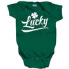 Shirts By Sarah Baby St. Patrick's Day Creeper Lucky Shamrock One Piece Creeper