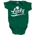 Shirts By Sarah Baby St. Patrick's Day Creeper Lucky Shamrock One Piece Creeper-Shirts By Sarah