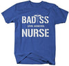 Shirts By Sarah Men's Funny Nurse T-Shirt Bad*ss Level Achieved Hilarious Shirt For Nurses
