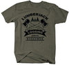 Shirts By Sarah Men's Lumberjack Logging T-Shirt Authentic Woodsman Shirts Logger Gift Idea Tee