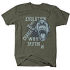Shirts By Sarah Men's Hipster Geek Shirt Evolution Change Believe In T-Shirt