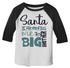 Shirts By Sarah Toddler Santa Promoting Big Brother Christmas T-Shirt Baby Reveal-Shirts By Sarah