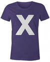Shirts By Sarah Women's Matching Valentine's Day Couples T-Shirts XO (X Half)