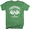 Shirts By Sarah Men's Funny Camping Is In Tents Camper T-Shirt