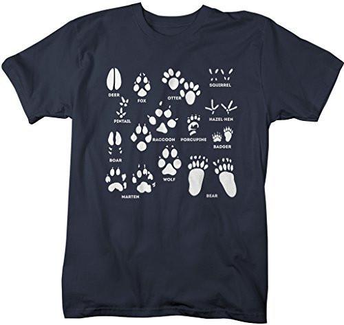 Shirts By Sarah Men's Animal Tracks T-Shirt Hunting Shirts Hunter Season-Shirts By Sarah
