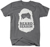 Shirts By Sarah Men's Hipster T-Shirt Beard Season Lumberjack Shirts