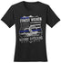 Shirts By Sarah Women's Police Wife Finest Women T-Shirt Marry Officers-Shirts By Sarah