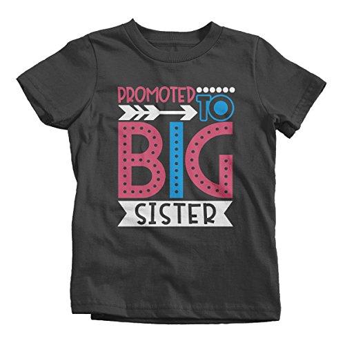 Girl's Promoted to Big Sister Dotty T-Shirt Cute Shirt Promoted to T-Shirt-Shirts By Sarah