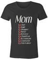 Shirts By Sarah Women's Jobs Of Mom Funny Mother's Day T-Shirt