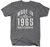 Shirts By Sarah Men's Made In 1965 Birthday T-Shirt Aged To Excellence Shirts