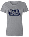 Shirts By Sarah Women's Missy Fit Funny Pregzilla T-Shirt Be Afraid Pregnancy Shirts