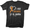 Shirts By Sarah Men's Wear Orange For Grandma T-Shirt MS Leukemia RSD Awareness Shirt