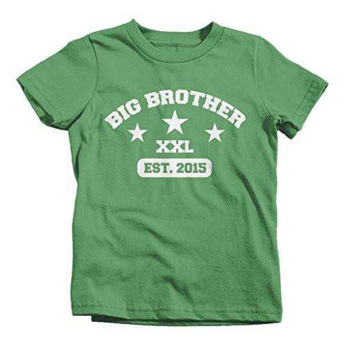 Shirts By Sarah Boy's Big Brother Est. 2015 Shirts XXL T-Shirt-Shirts By Sarah