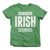 Shirts By Sarah Boy's Funny St. Patrick's Day T-Shirt Original Irish Hooligan Shirts