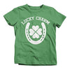Shirts By Sarah Boy's St. Patrick's Day Lucky Charm St. Patrick's Day Horseshoe T-Shirt