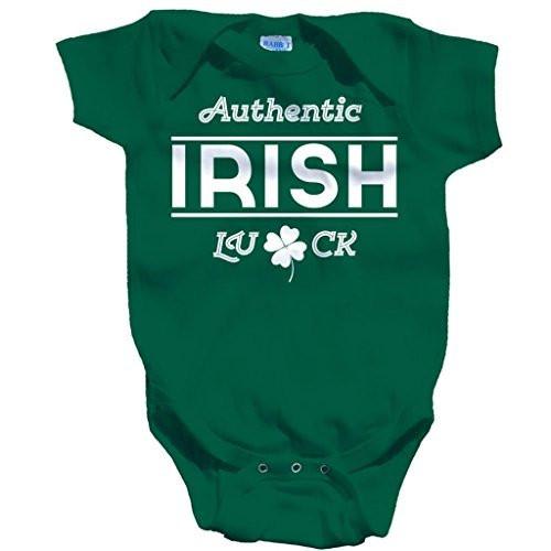 Shirts By Sarah Baby St. Patrick's Day Authentic Irish Luck Creeper One Piece-Shirts By Sarah