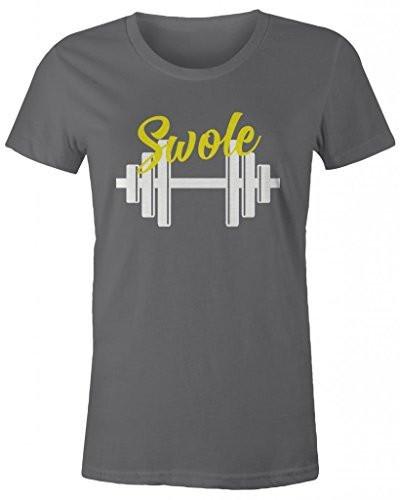 Shirts By Sarah Women's Matching Swole Mates Workout T-Shirts (Swole)-Shirts By Sarah