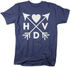 Shirts By Sarah Men's Hipster HVD Valentine's Day T-Shirt Arrows Happy Shirts
