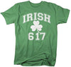 Shirts By Sarah Men's St. Patrick's Day Area Code T-Shirt Boston Irish 617