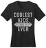 Shirts By Sarah Women's Matching Father Dad Son Daughter T-Shirt Coolest Kids Ever-Shirts By Sarah