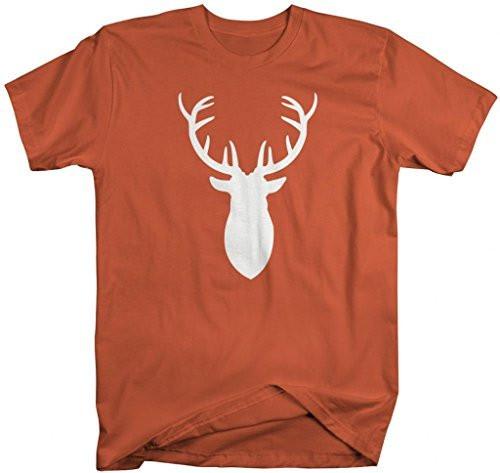 Shirts By Sarah Men's Deer Silhouette T-Shirt Hunter Shirts Hunting Buck-Shirts By Sarah