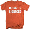 Shirts By Sarah Men's Funny Hunting T-Shirt Love Big Racks Hunter Offensive Shirts