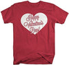 Shirts By Sarah Men's Happy Valentine's Day Heart T-Shirts