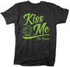 Shirts By Sarah Men's Men's Saint Patrick's Day T-Shirt Funny Kiss Me I'm Drunk