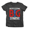 Shirts By Sarah Boy's Professional Big Brother T-Shirt Cute Sibling Shirt