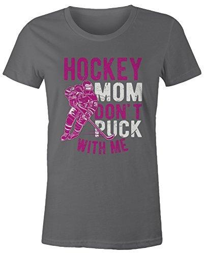 Shirts By Sarah Women's Funny Hockey Mom T-Shirt Don't Puck With Me-Shirts By Sarah